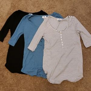 Old navy 3/4 sleeve shirts